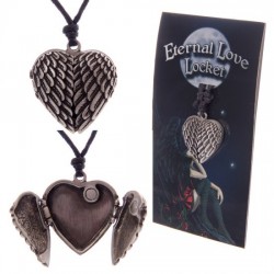 Eternal Love Angel Wings Locket Pendant